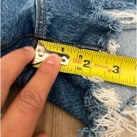 Levi’s medium wash shorts
