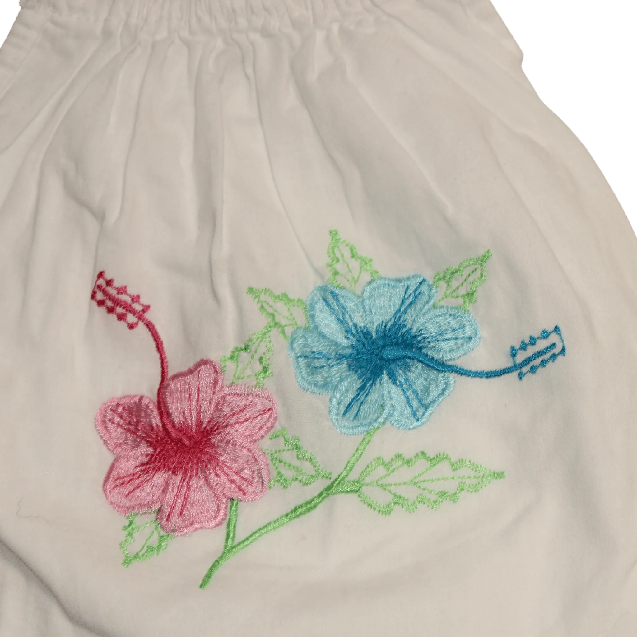 Linen Floral Dress