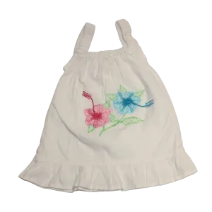Linen Floral Dress