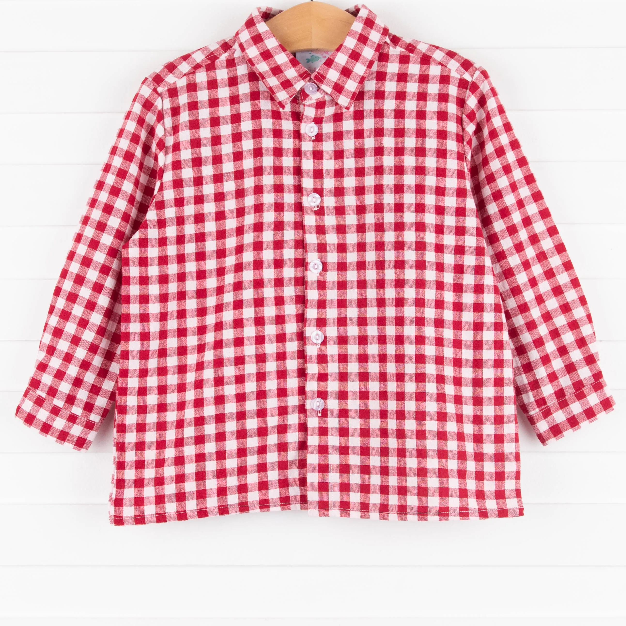 Logan Shirt, Red Check