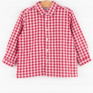 Logan Shirt, Red Check