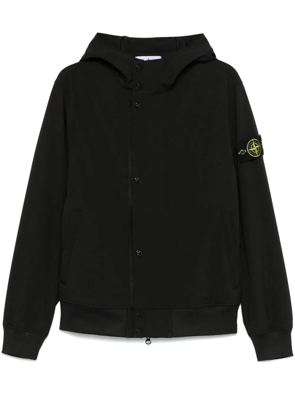 Logo hooded jacket
