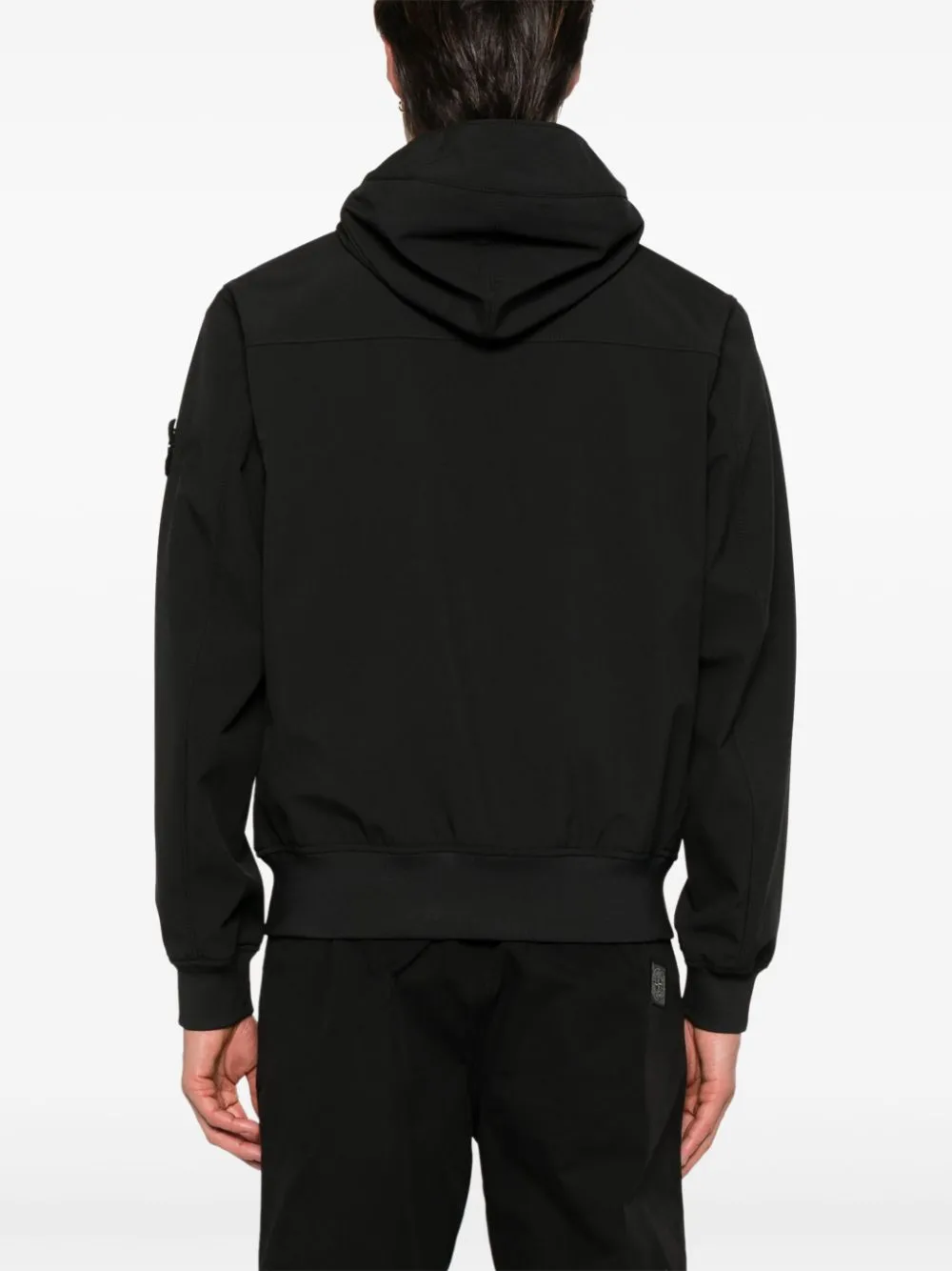 Logo hooded jacket