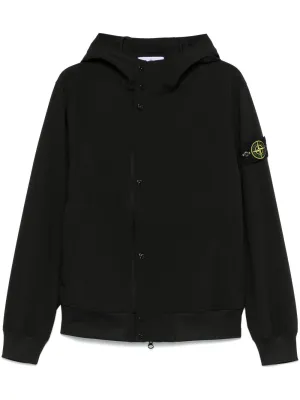 Logo hooded jacket