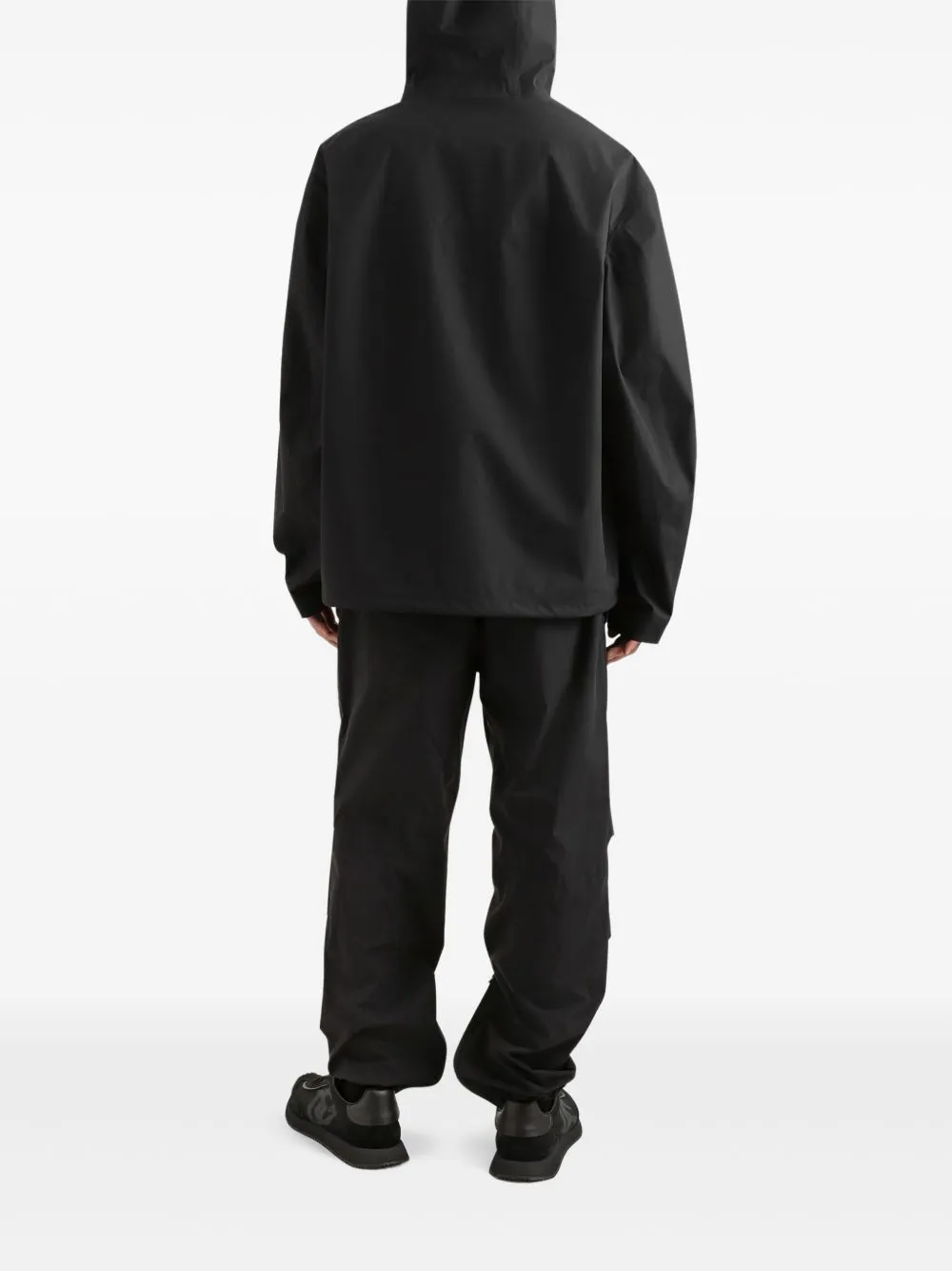 Logo hooded jacket