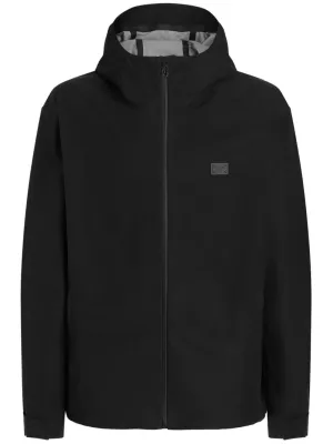 Logo hooded jacket