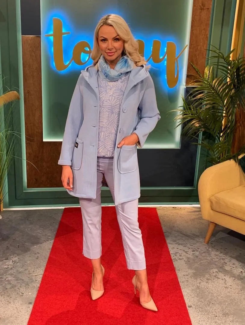 Long Coat - Baby Blue