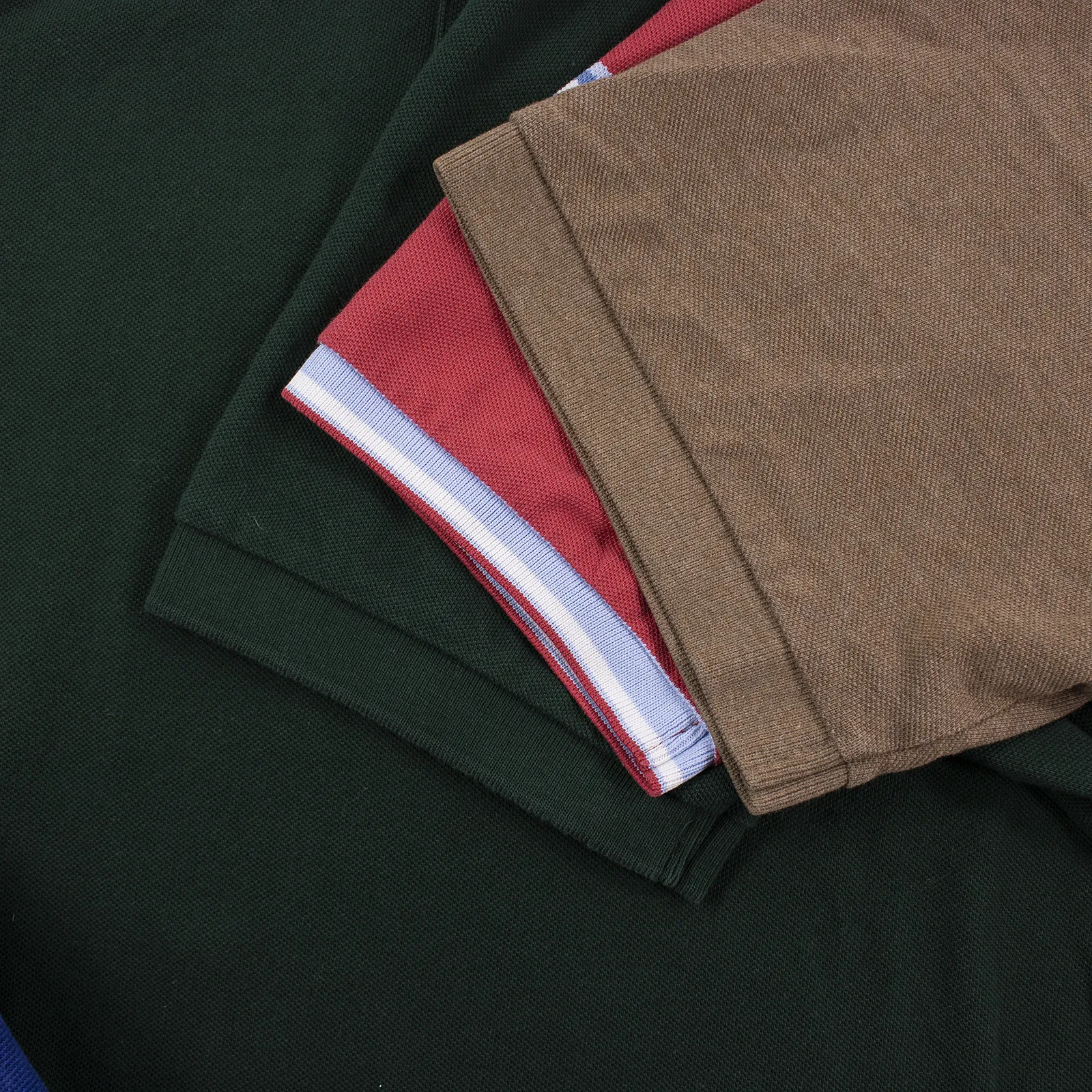 LOT of 5 Brooks Brothers Multi Color Cotton Striped Polo Shirts XL