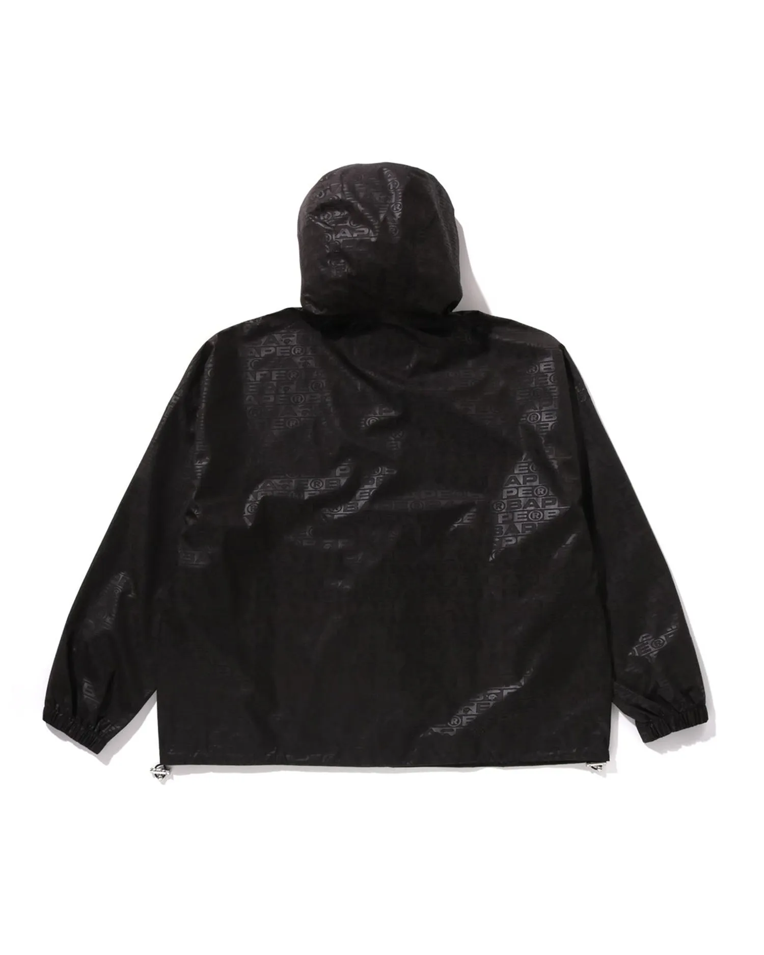 Lux Sport Pattern Jacquard Nylon Hooded Jacket