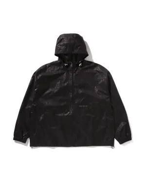 Lux Sport Pattern Jacquard Nylon Hooded Jacket