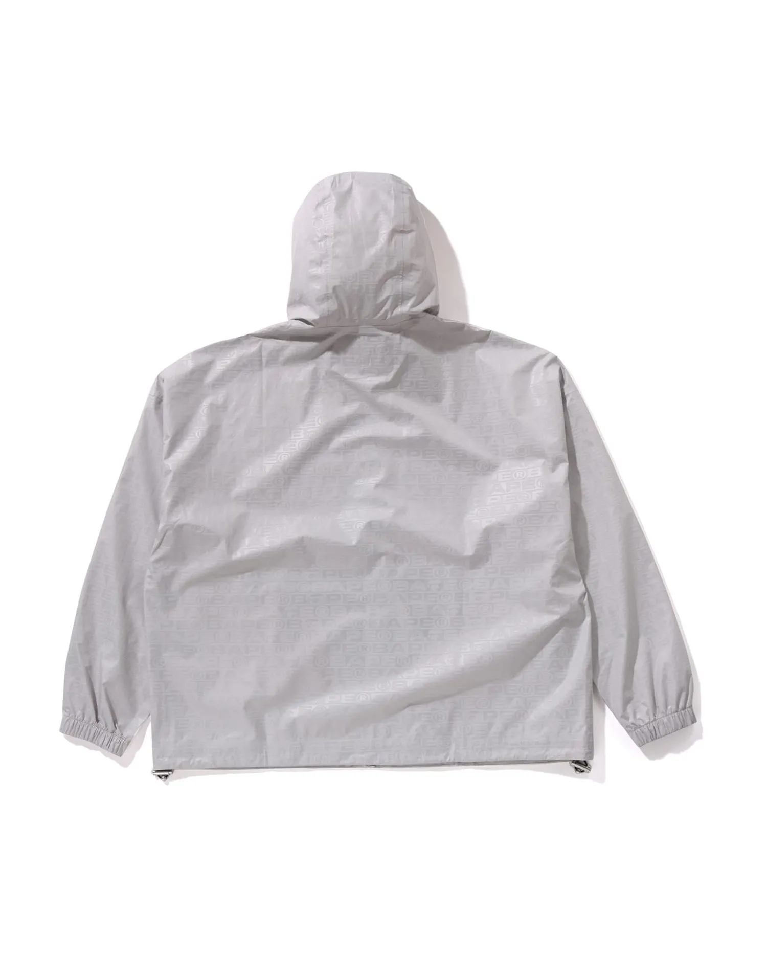 Lux Sport Pattern Jacquard Nylon Hooded Jacket