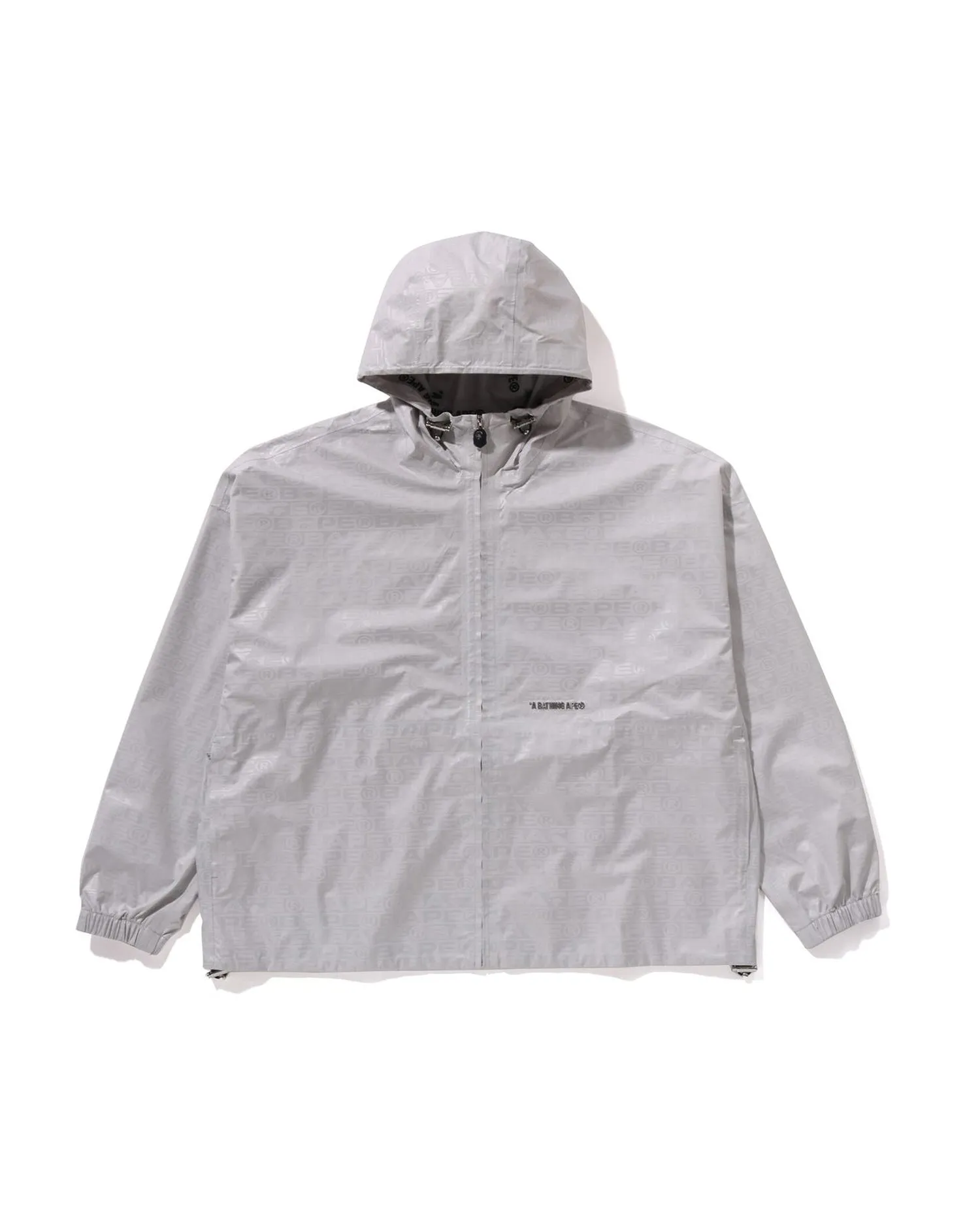 Lux Sport Pattern Jacquard Nylon Hooded Jacket