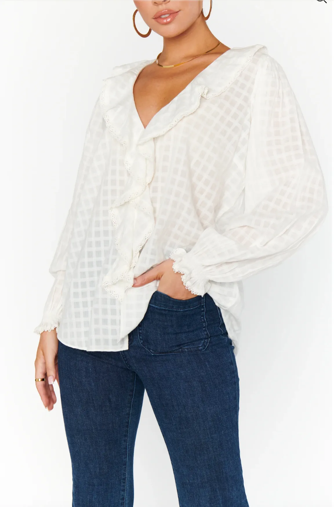 Lydia Ruffle Top