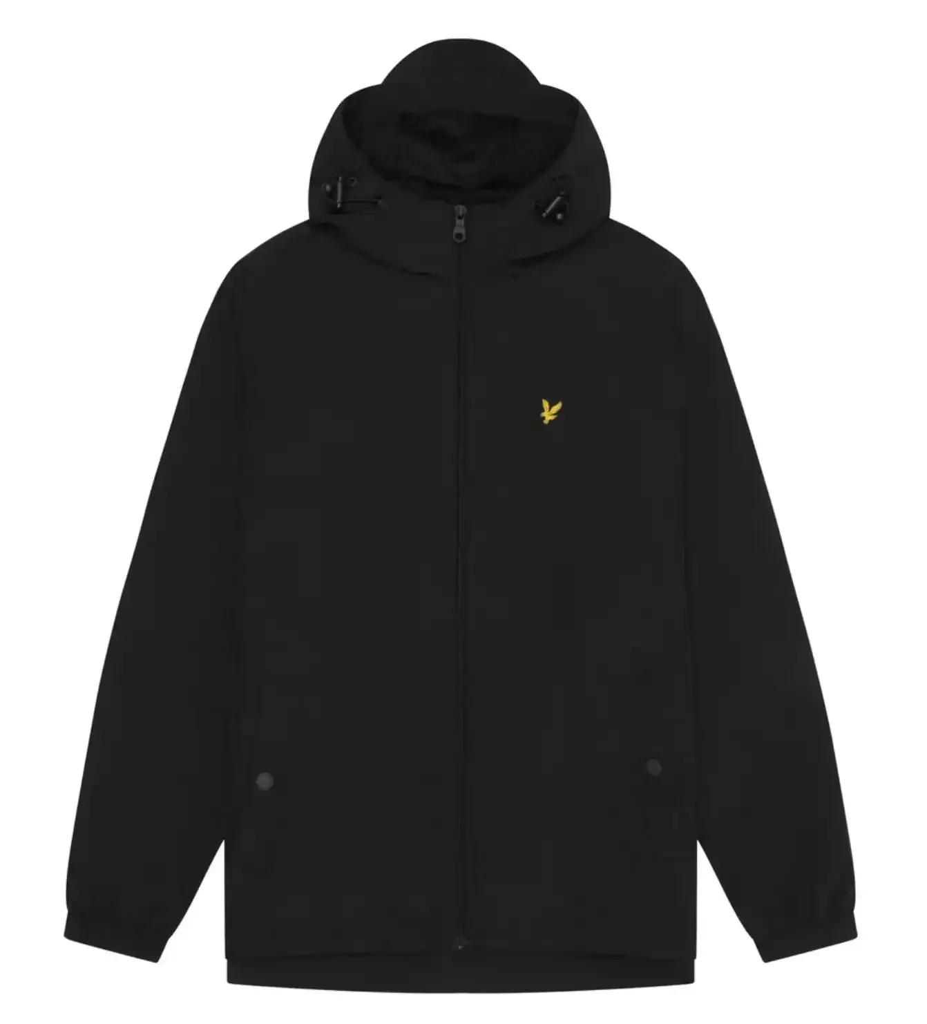 Lyle & Scott Zip Through Hooded Jacket Black