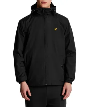 Lyle & Scott Zip Through Hooded Jacket Black