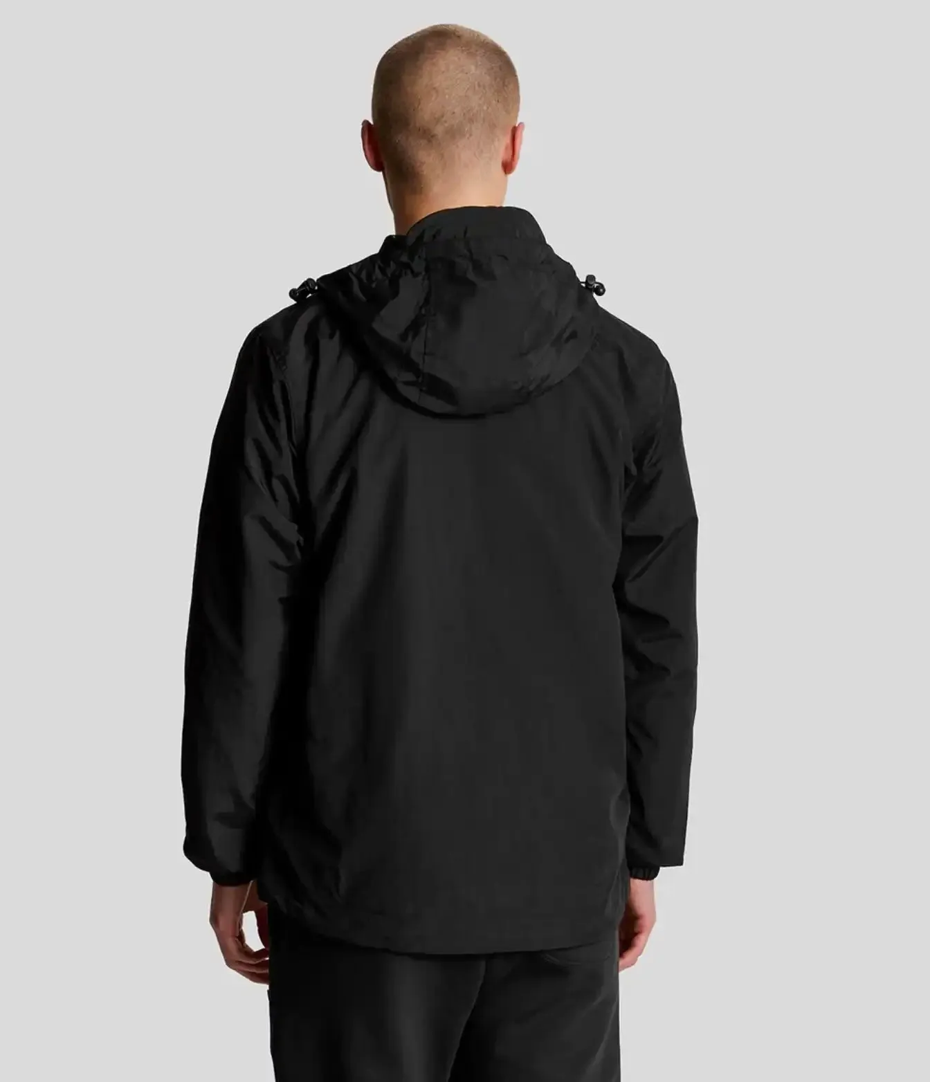 Lyle & Scott Zip Through Hooded Jacket Black