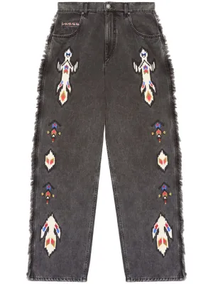 Maella embroiderd denim jeans