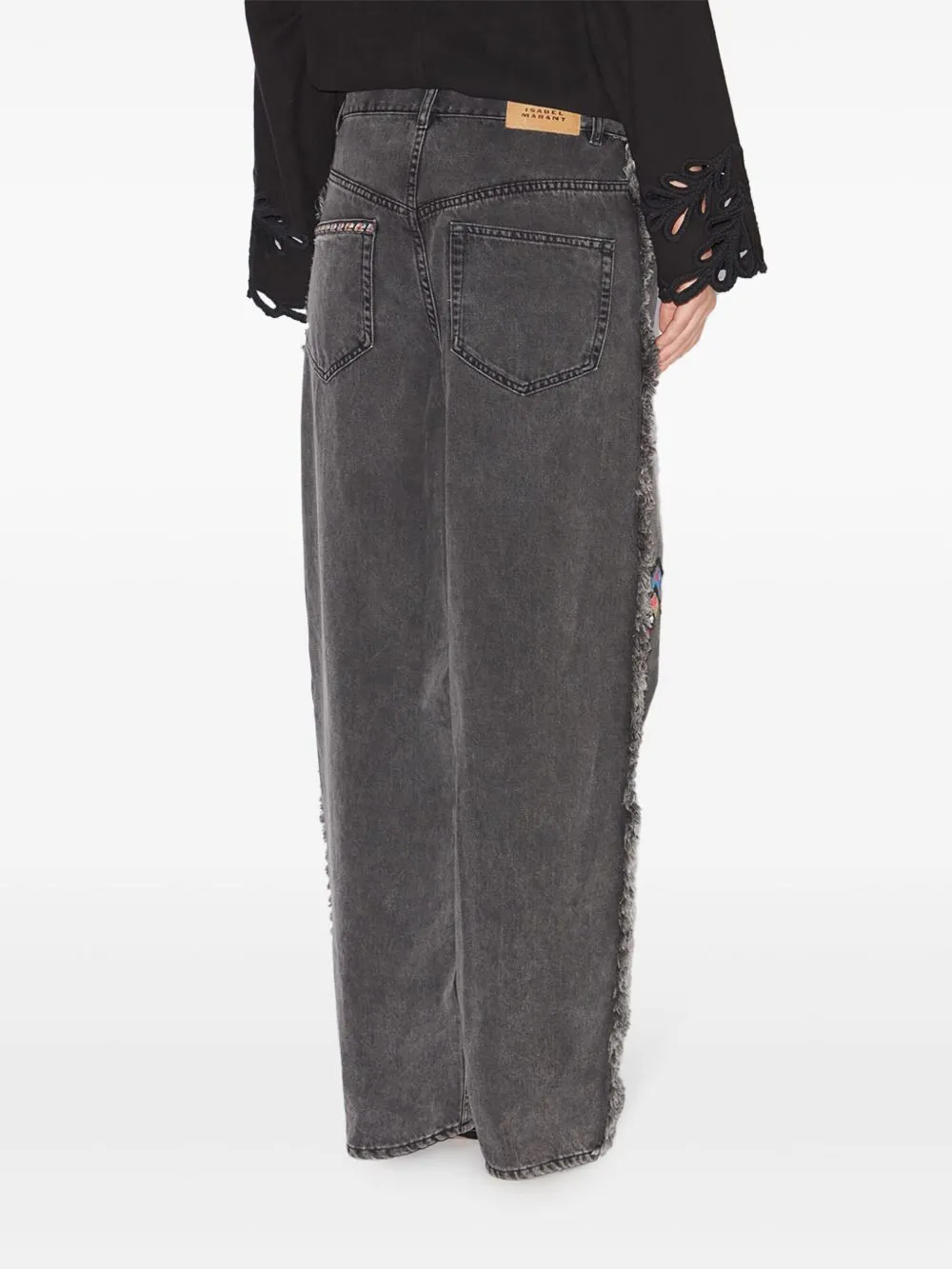 Maella embroiderd denim jeans