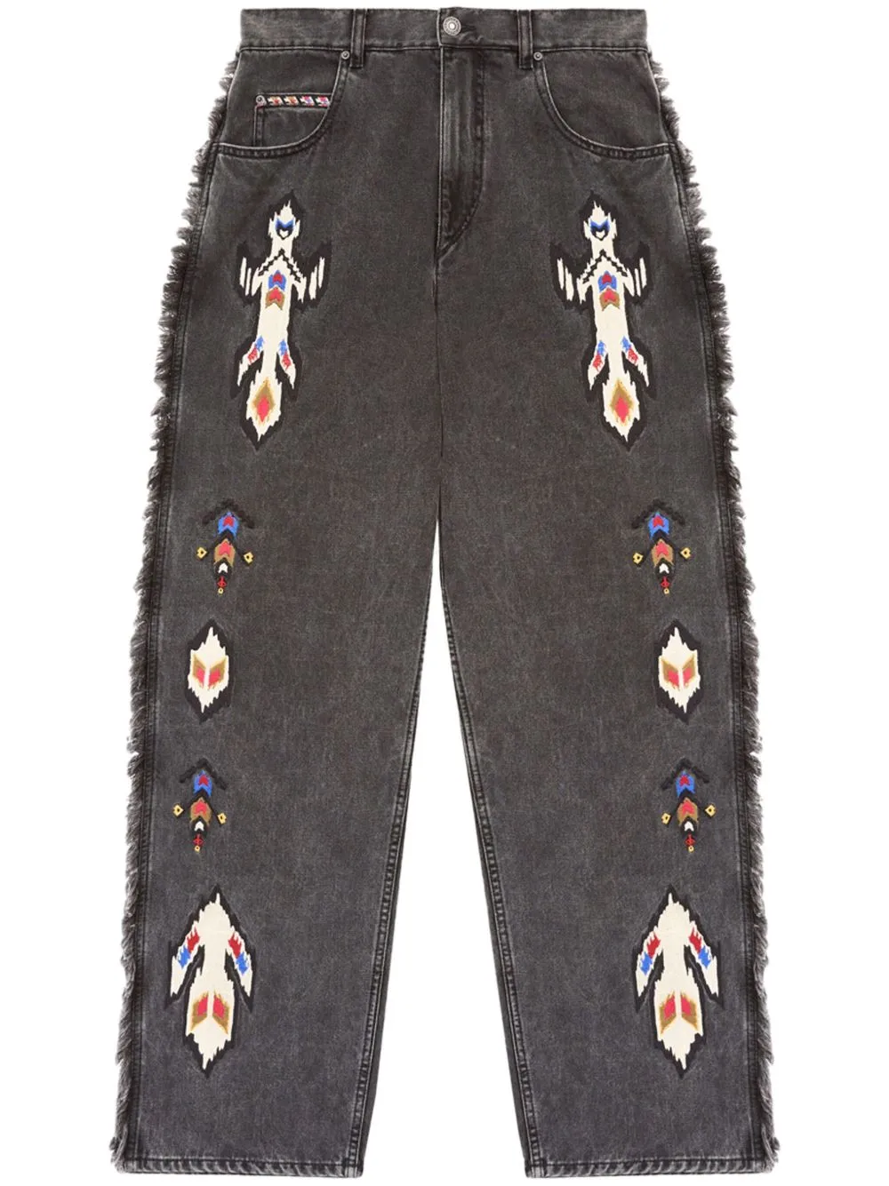 Maella embroiderd denim jeans