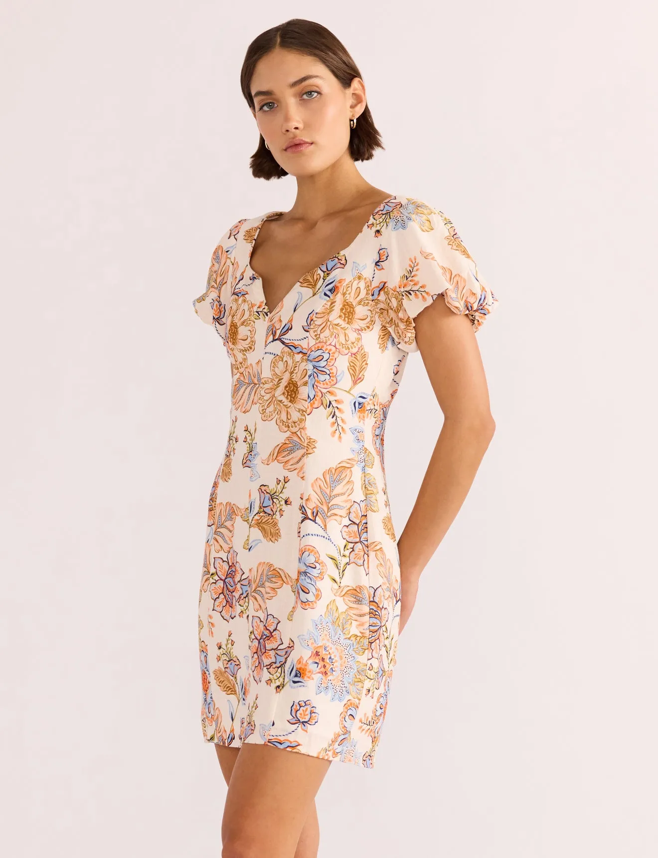 Marceline Panel Mini Dress | Chintz Floral