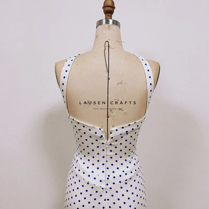 Marilyn Monroe White and Blue Polka Dot Dress The Seven Year Itch Costume