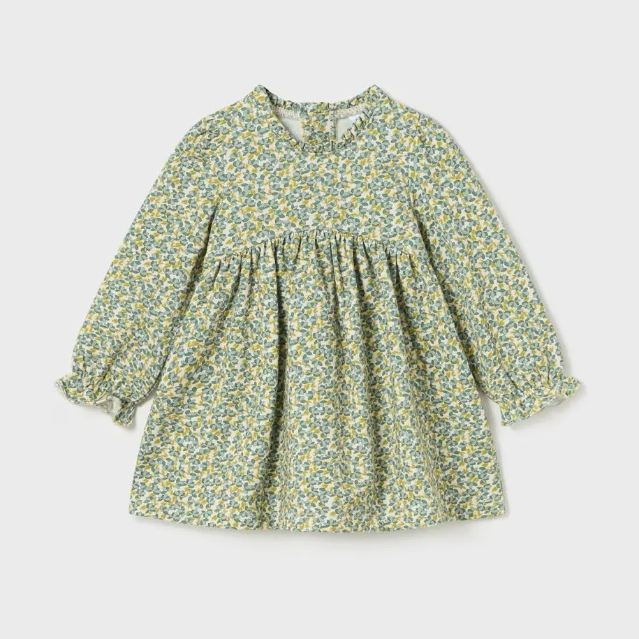 Mayoral Infant Girls Dress 2926 Green Floral