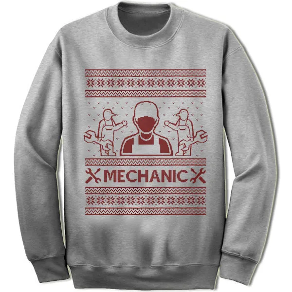 Mechanic Christmas Sweatshirt
