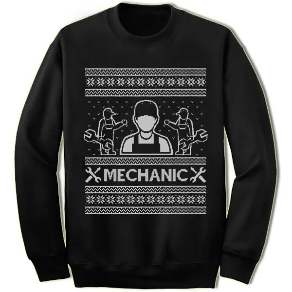 Mechanic Christmas Sweatshirt