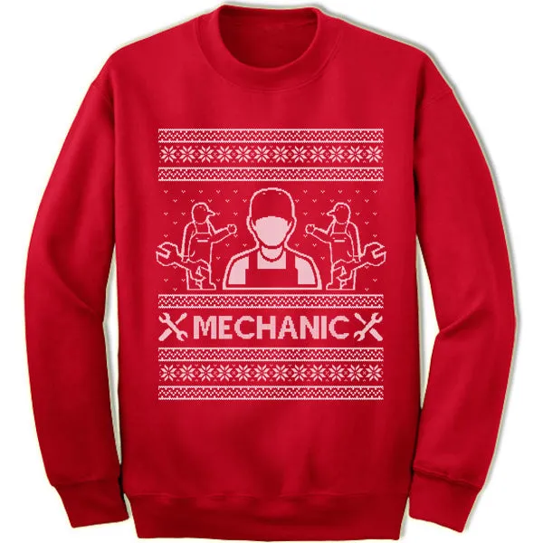 Mechanic Christmas Sweatshirt