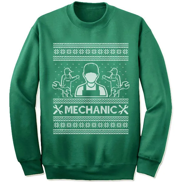 Mechanic Christmas Sweatshirt