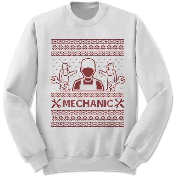 Mechanic Christmas Sweatshirt