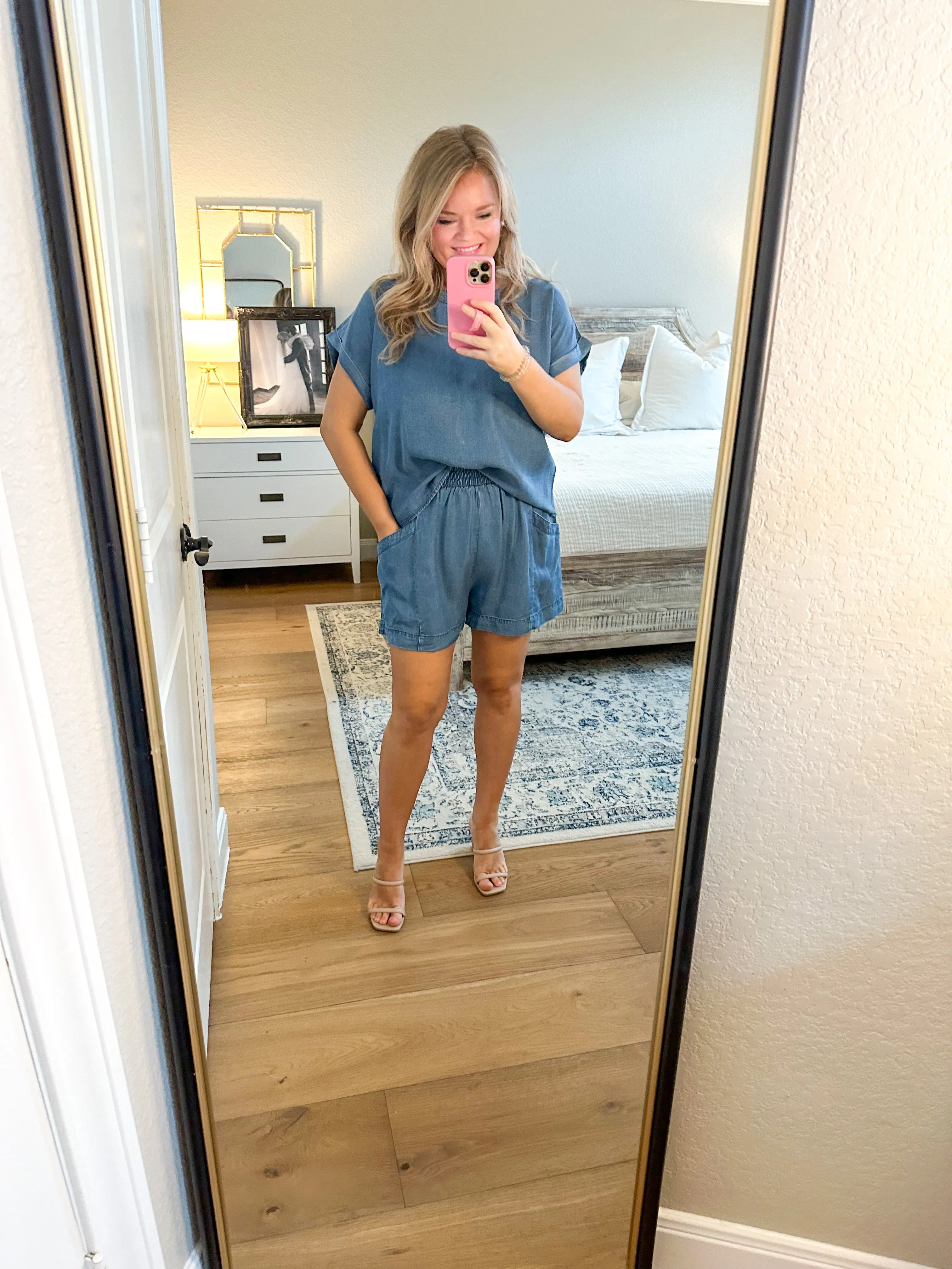 Medium Chambray Shorts