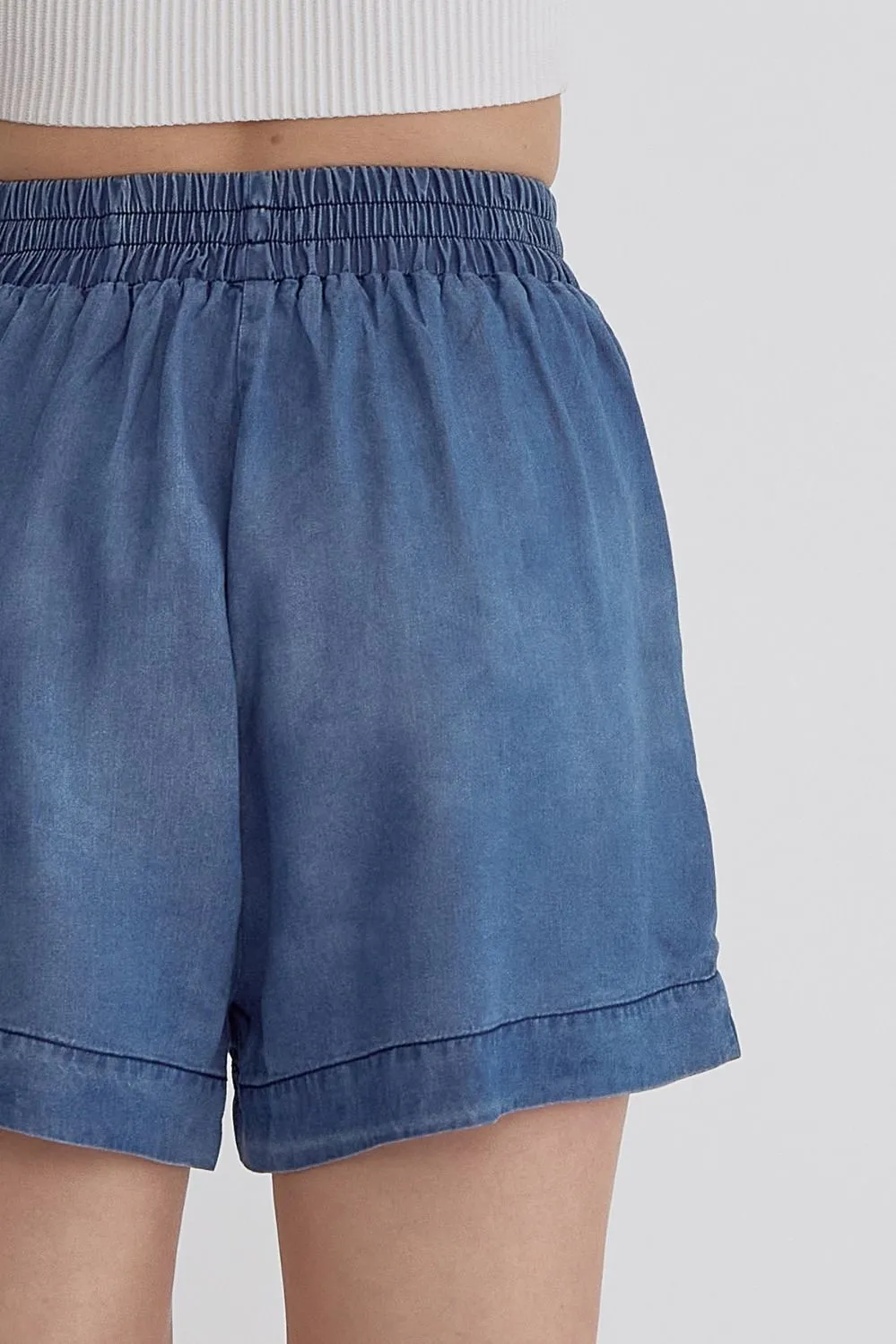 Medium Chambray Shorts
