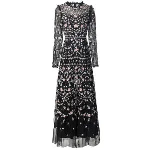 Melisse Floral Embroidery Dress