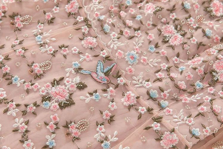 Melisse Floral Embroidery Dress