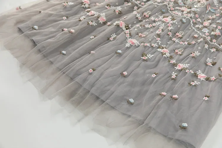 Melisse Floral Embroidery Dress