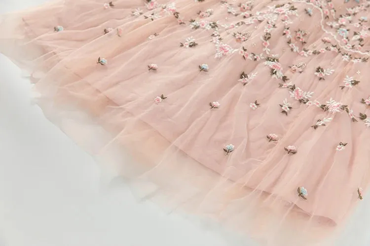 Melisse Floral Embroidery Dress