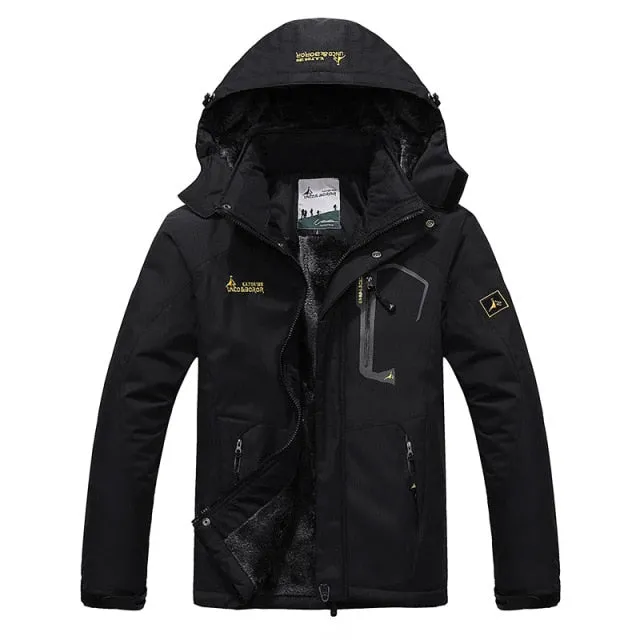 Men Winter Parkas 2021 New Windproof Thick Warm Fleece Jacket Coat Men Autumn Outwear Fashion Outdoor Hooded Casual Parkas Men