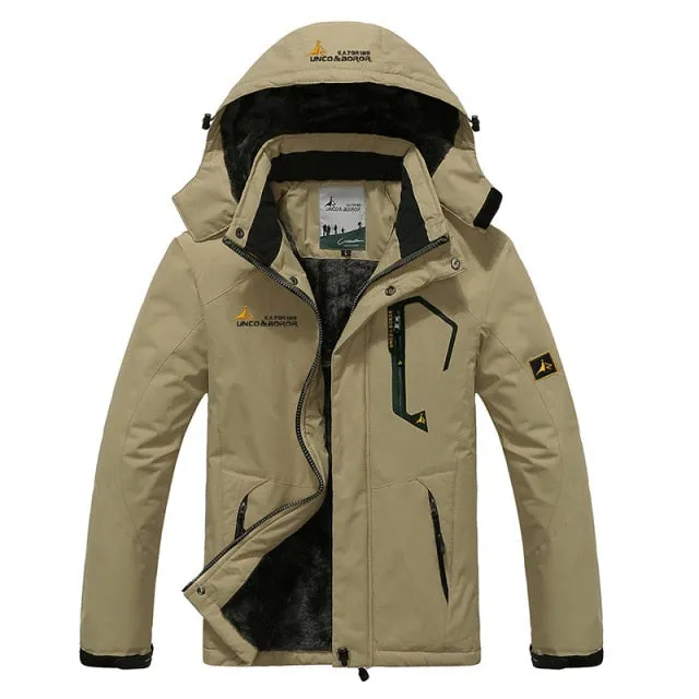 Men Winter Parkas 2021 New Windproof Thick Warm Fleece Jacket Coat Men Autumn Outwear Fashion Outdoor Hooded Casual Parkas Men