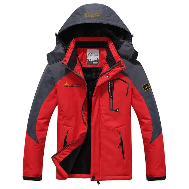 Men Winter Parkas 2021 New Windproof Thick Warm Fleece Jacket Coat Men Autumn Outwear Fashion Outdoor Hooded Casual Parkas Men