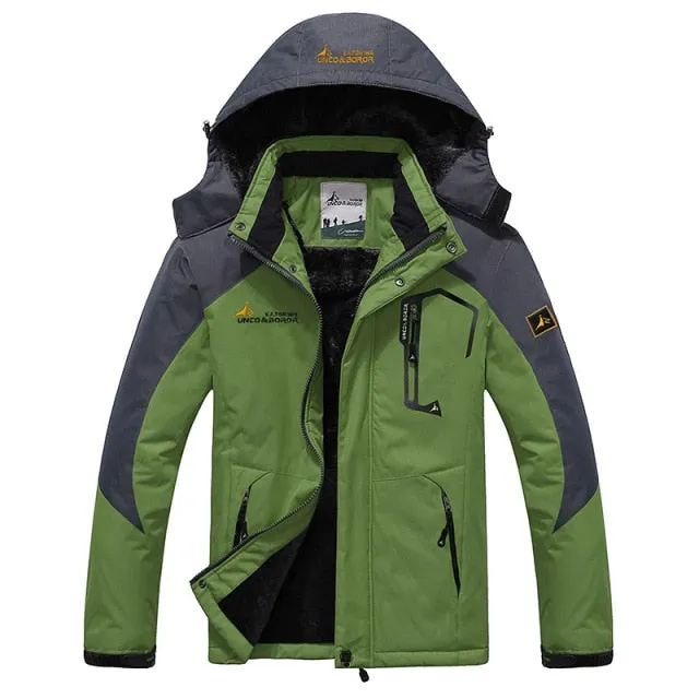 Men Winter Parkas 2021 New Windproof Thick Warm Fleece Jacket Coat Men Autumn Outwear Fashion Outdoor Hooded Casual Parkas Men