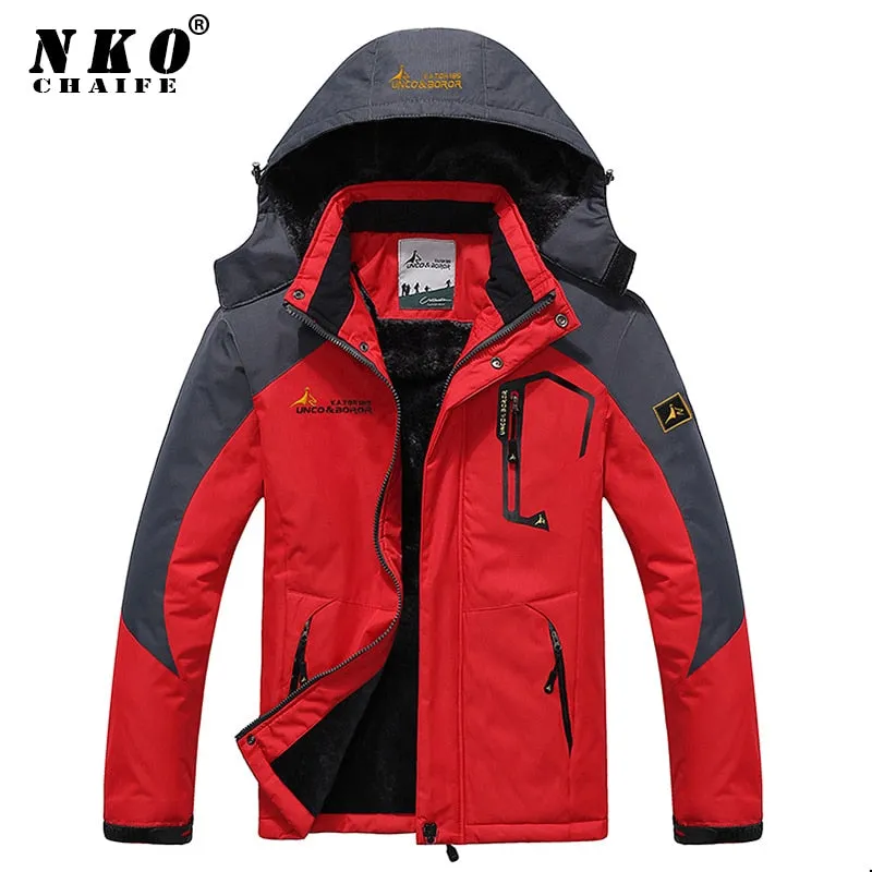 Men Winter Parkas 2021 New Windproof Thick Warm Fleece Jacket Coat Men Autumn Outwear Fashion Outdoor Hooded Casual Parkas Men