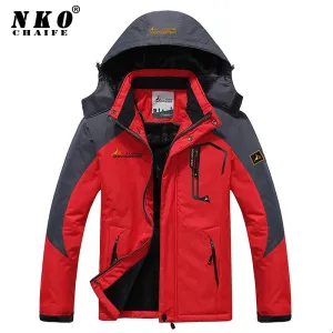 Men Winter Parkas 2021 New Windproof Thick Warm Fleece Jacket Coat Men Autumn Outwear Fashion Outdoor Hooded Casual Parkas Men
