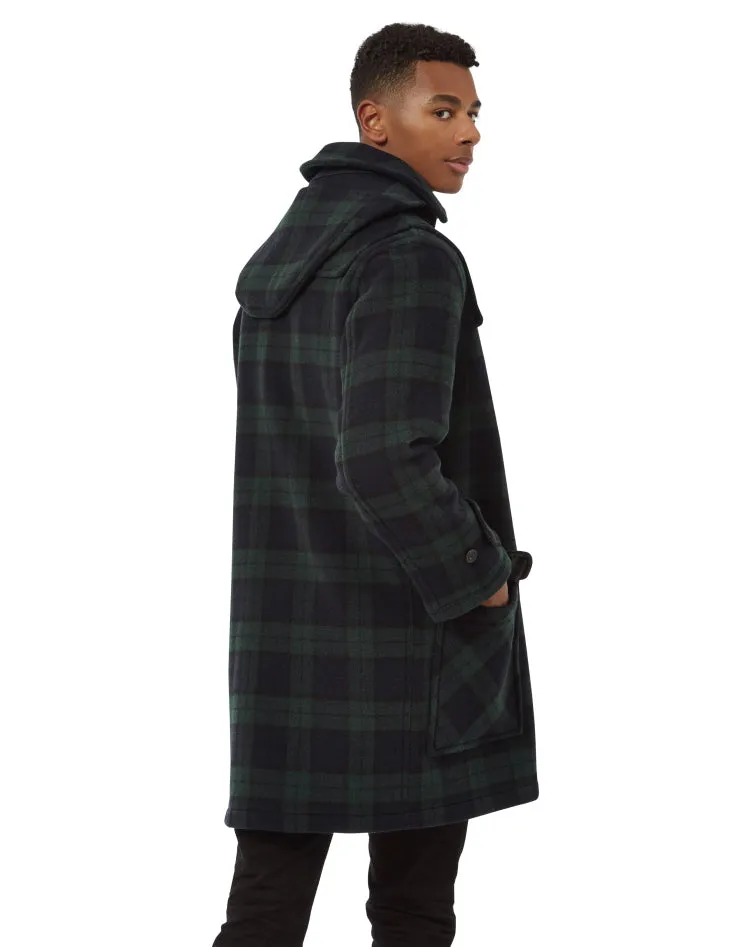 Men's Blackwatch London Custom Fit Convertible Duffle Coat, With Original Removable Hood And Horn Toggles