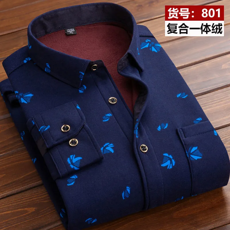 Men's Fashion Bright Casual Shirt Striped Long Sleeve Autumn Shirts