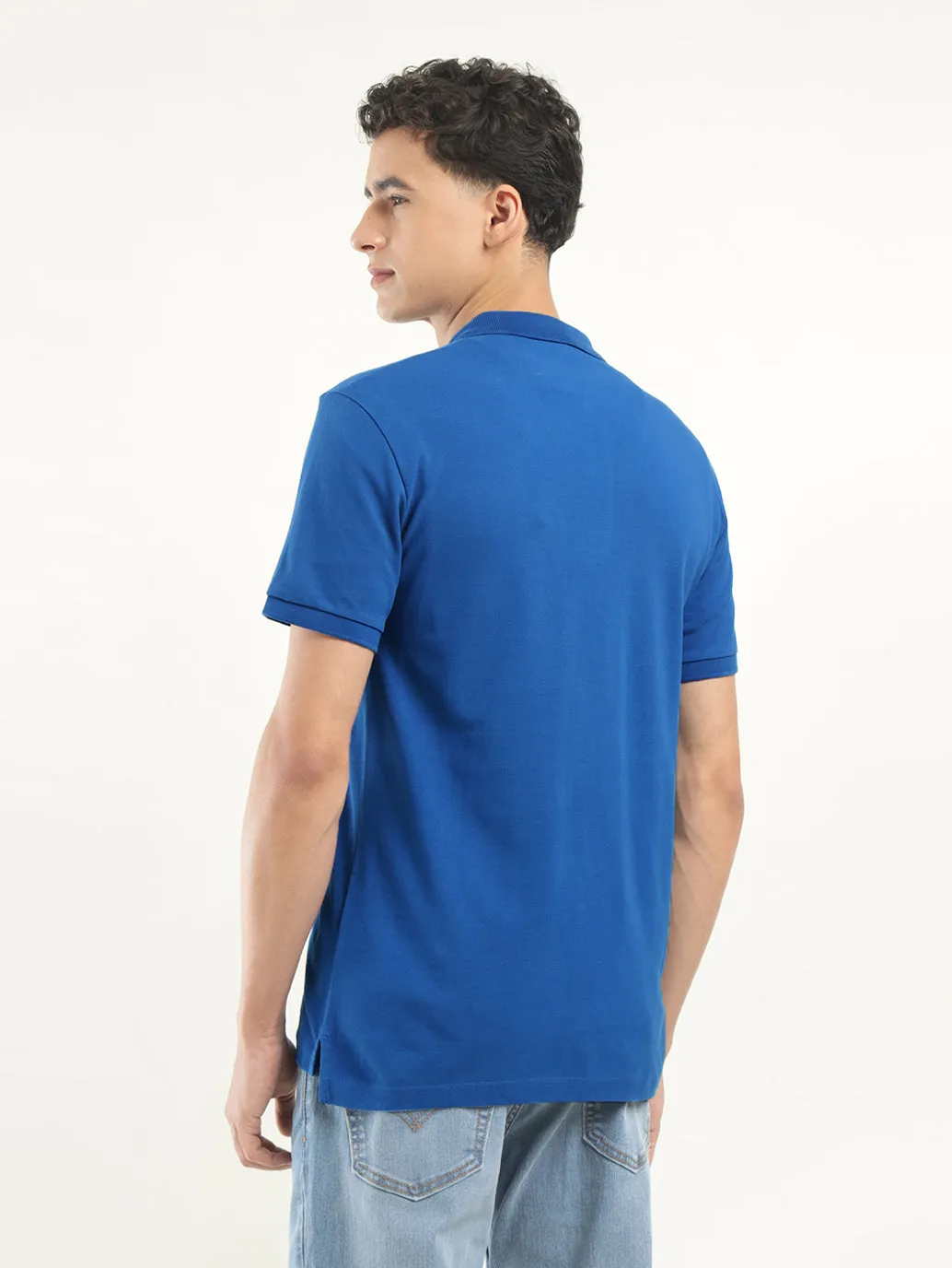 Men's Striped Polo T-Shirt