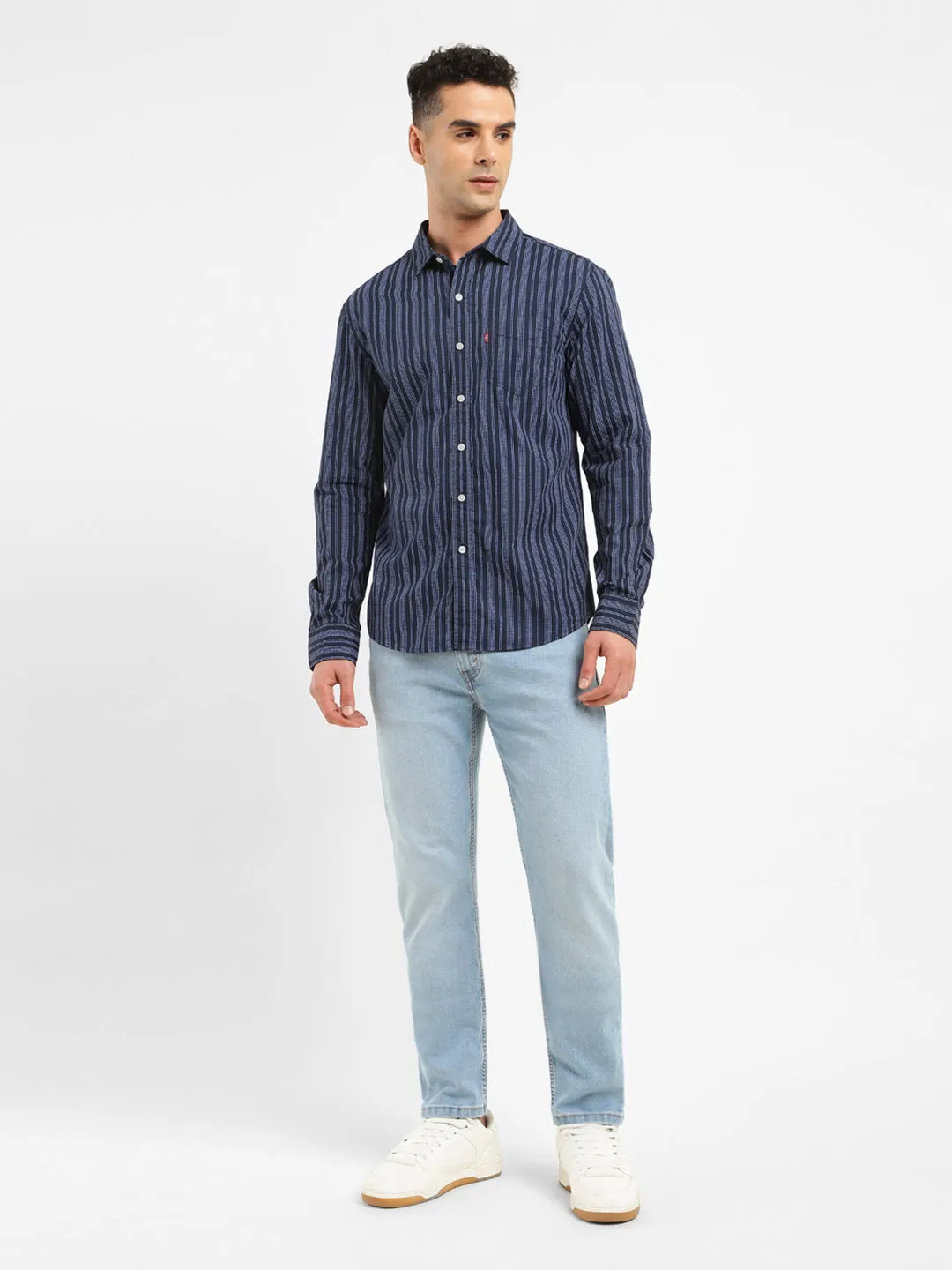 Men's Striped Slim Fit Shirt