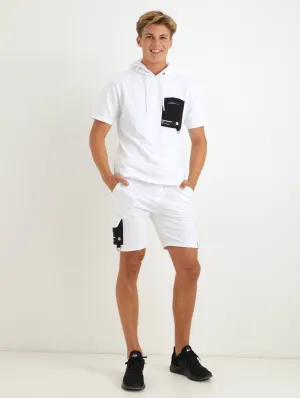 Men's Utility Fleece Short - White