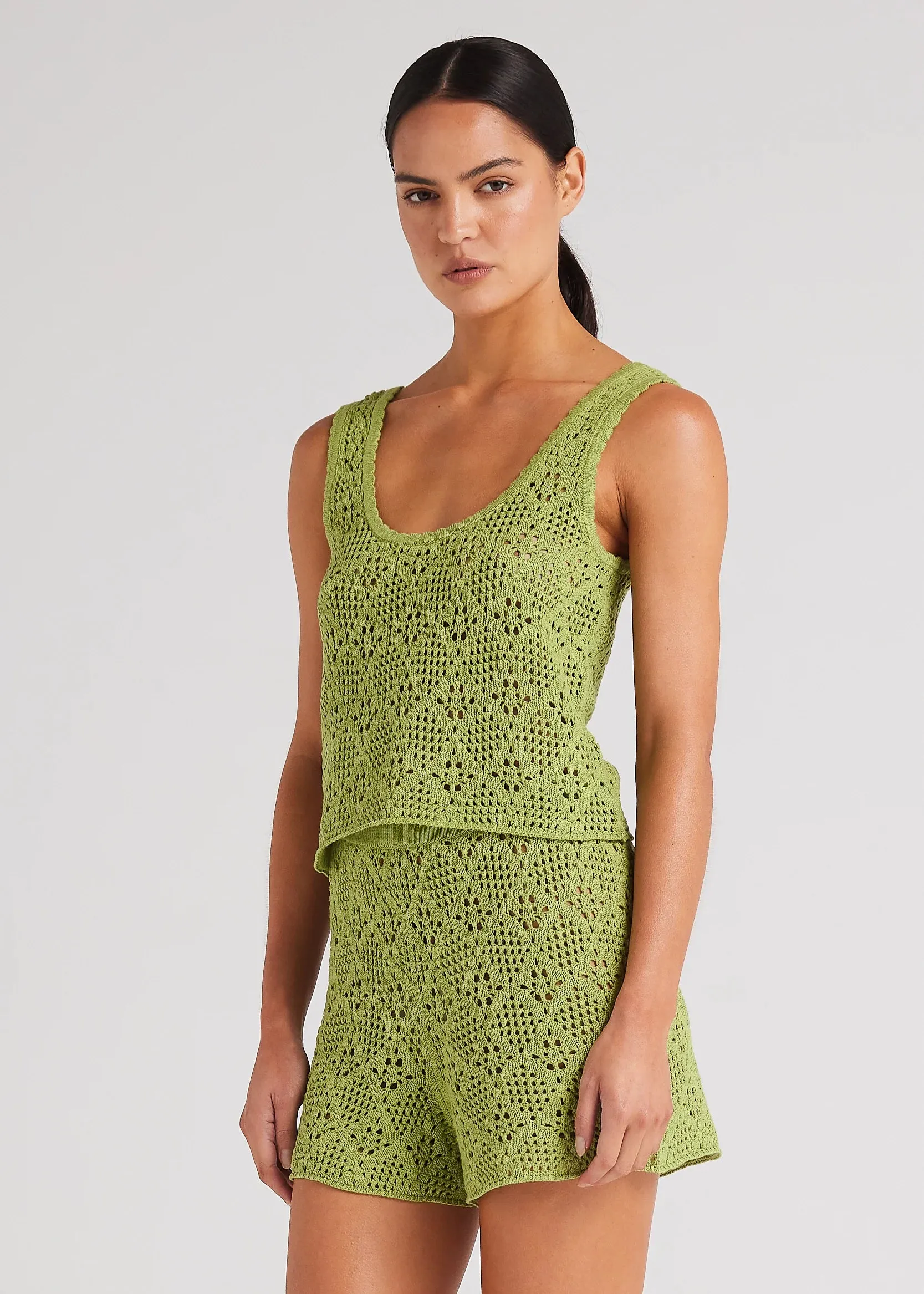 Messina Knit Singlet Daiquiri