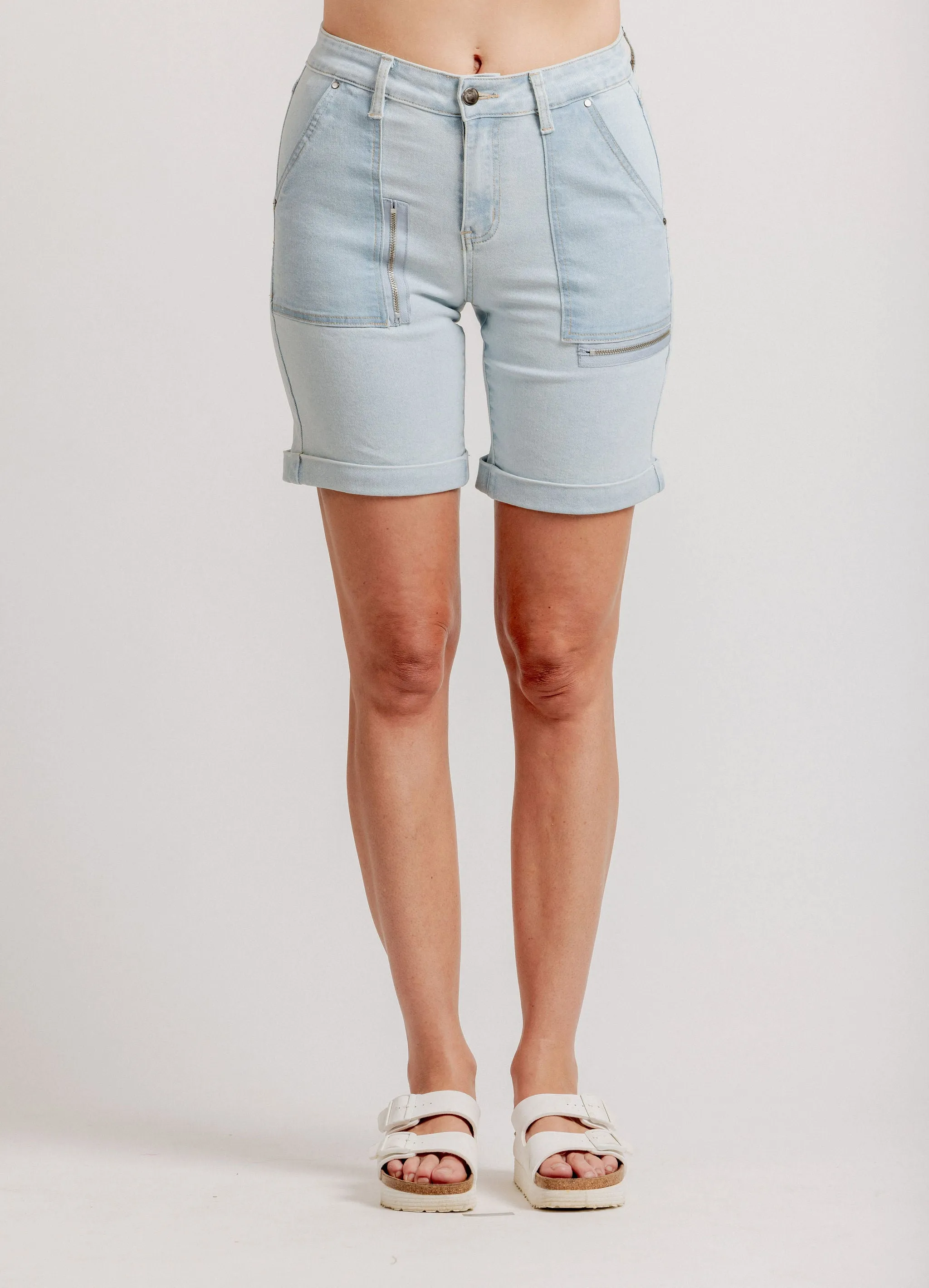 Mi Moso Icon Shorts - Blue Wash